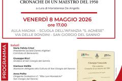 GIUSEPPE TOMACIELLO VITA SCOLASTICA LOCANDINA OK