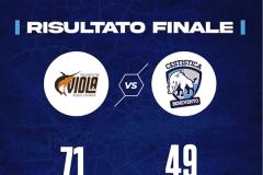 VIOLA REGGIO CALABRIA-CESTISTICA RISULTATO