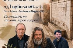 A TAVOLA CON IL SAPORE DELLE STORIE LOCANDINA