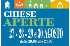 CHIESE APERTE UNITA PASTORALE LOCANDINA