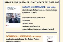 SETTEMBRE AUTORE SANTAGATA LOCANDINA