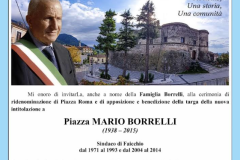 PIAZZA MARIO BORRELLI A FAICCHIO