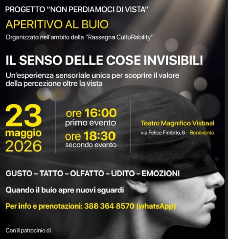 APERITIVO AL BUIO