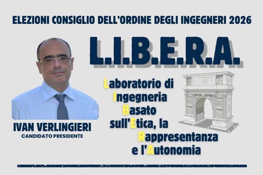 IVAN VERLINGIERI LISTA LIBERA INGEGNERI