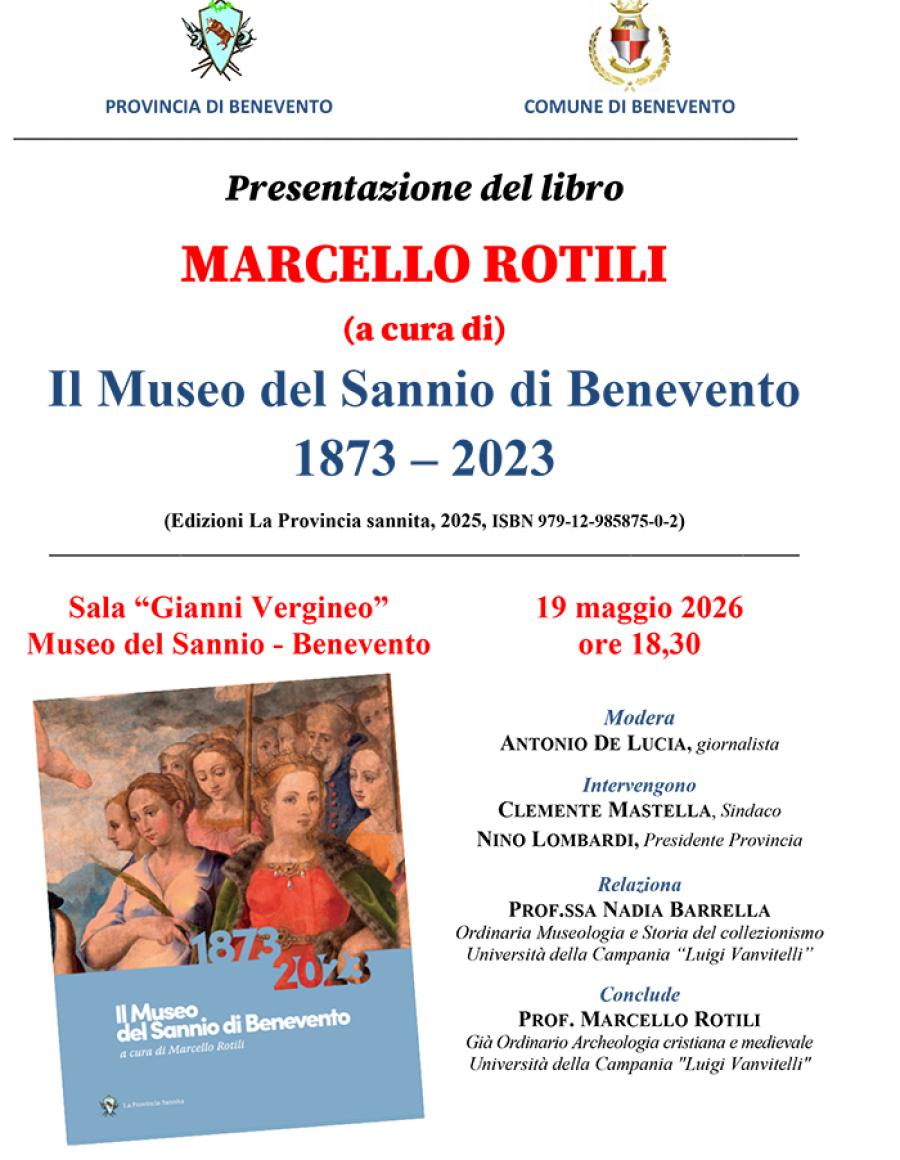 MUSEO DEL SANNIO 150 ANNI LIBRO LOCANDINA