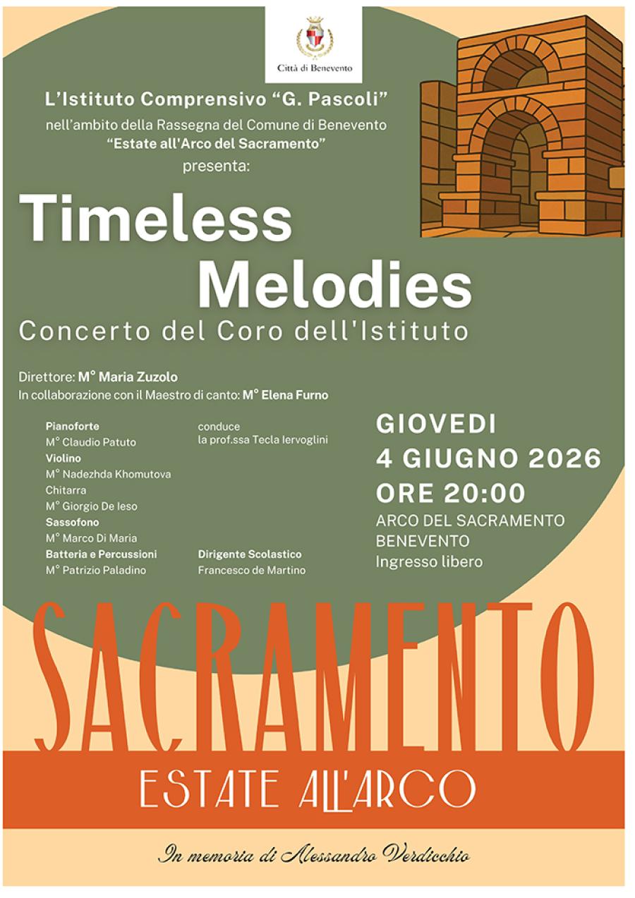 TIMELESS MELODIES LOCANDINA