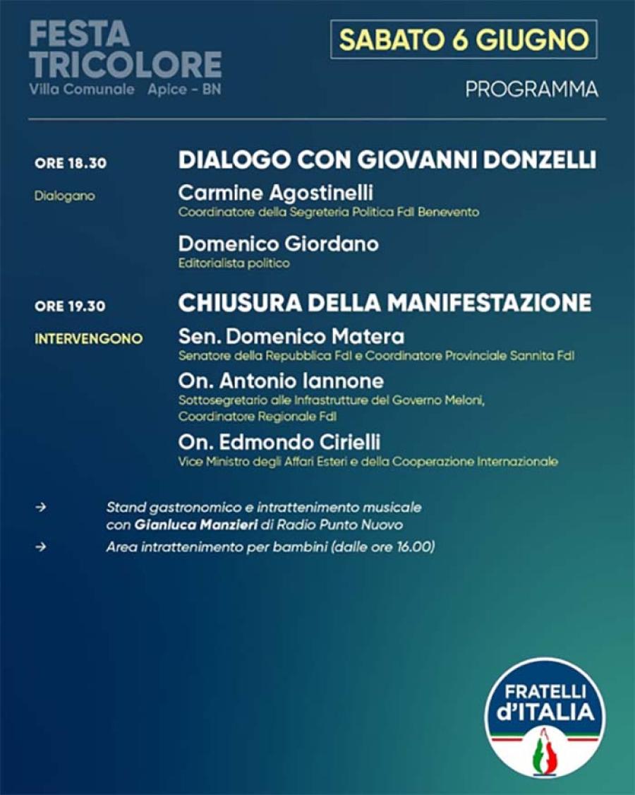 FESTA APICE SABATO