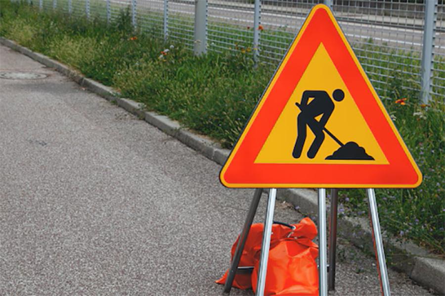 LAVORI IN CORSO CARTELLO