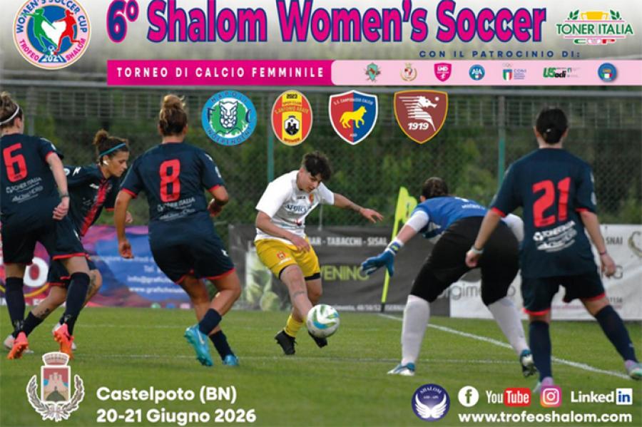 SHALOM WOMENS SOCCER LOCANDINA