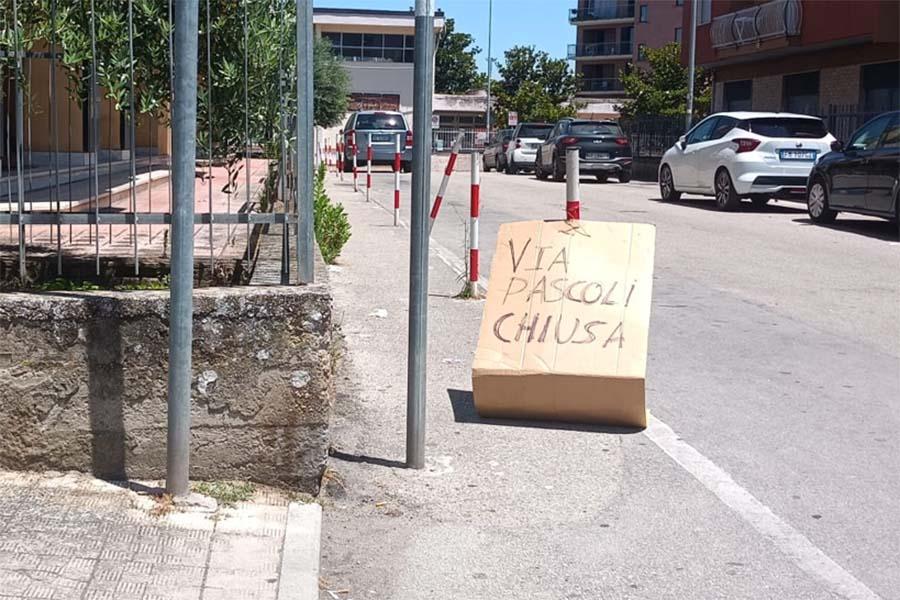 VIA PASCOLI CHIUSA 21.06.26