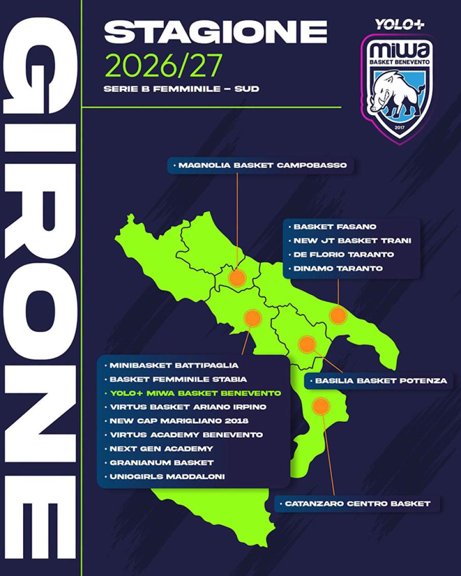 BASKET BENEVENTO GIRONE B FEMMINILE