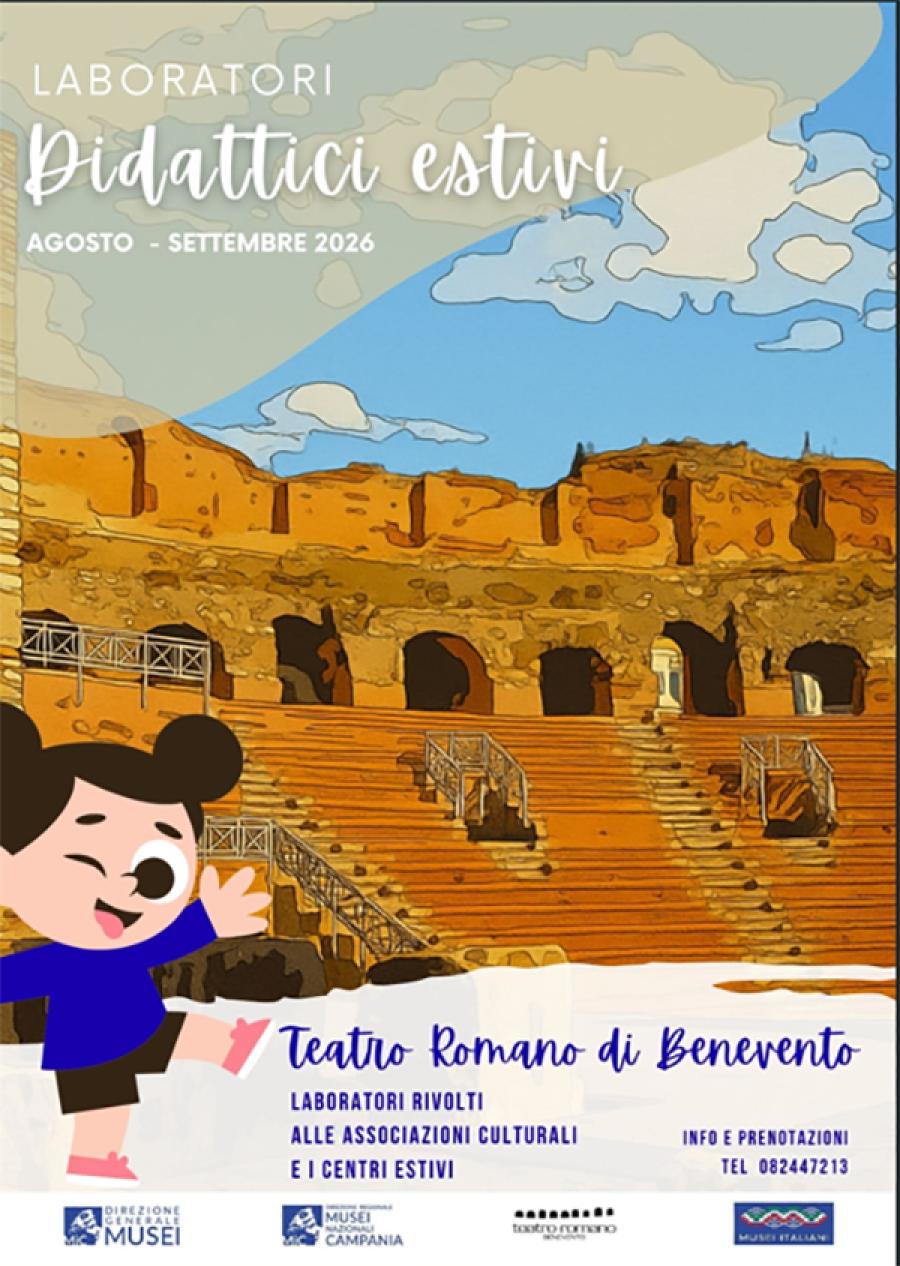 LABORATORI DIDATTICI ESTIVI TEATRO ROMANO LOCANDINA