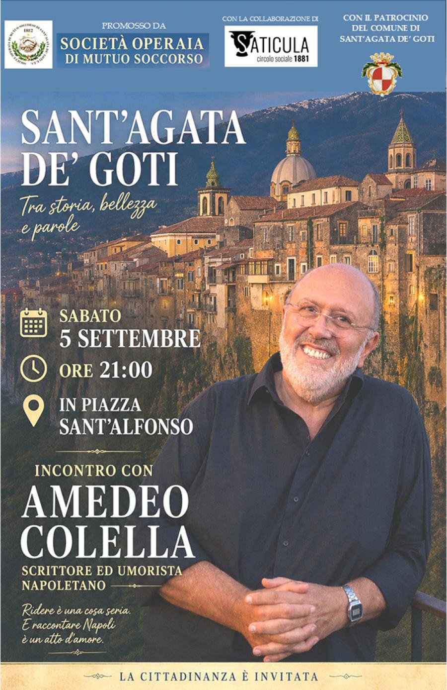SOMS AMEDEO COLELLA LIBRO LOCANDINA
