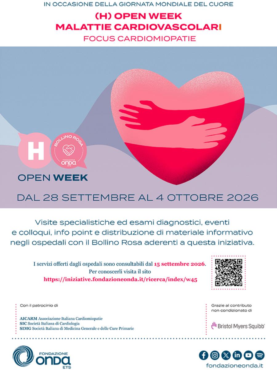 OPEN WEEK MALATTIE CARDIOVASCOLARI LOCANDINA