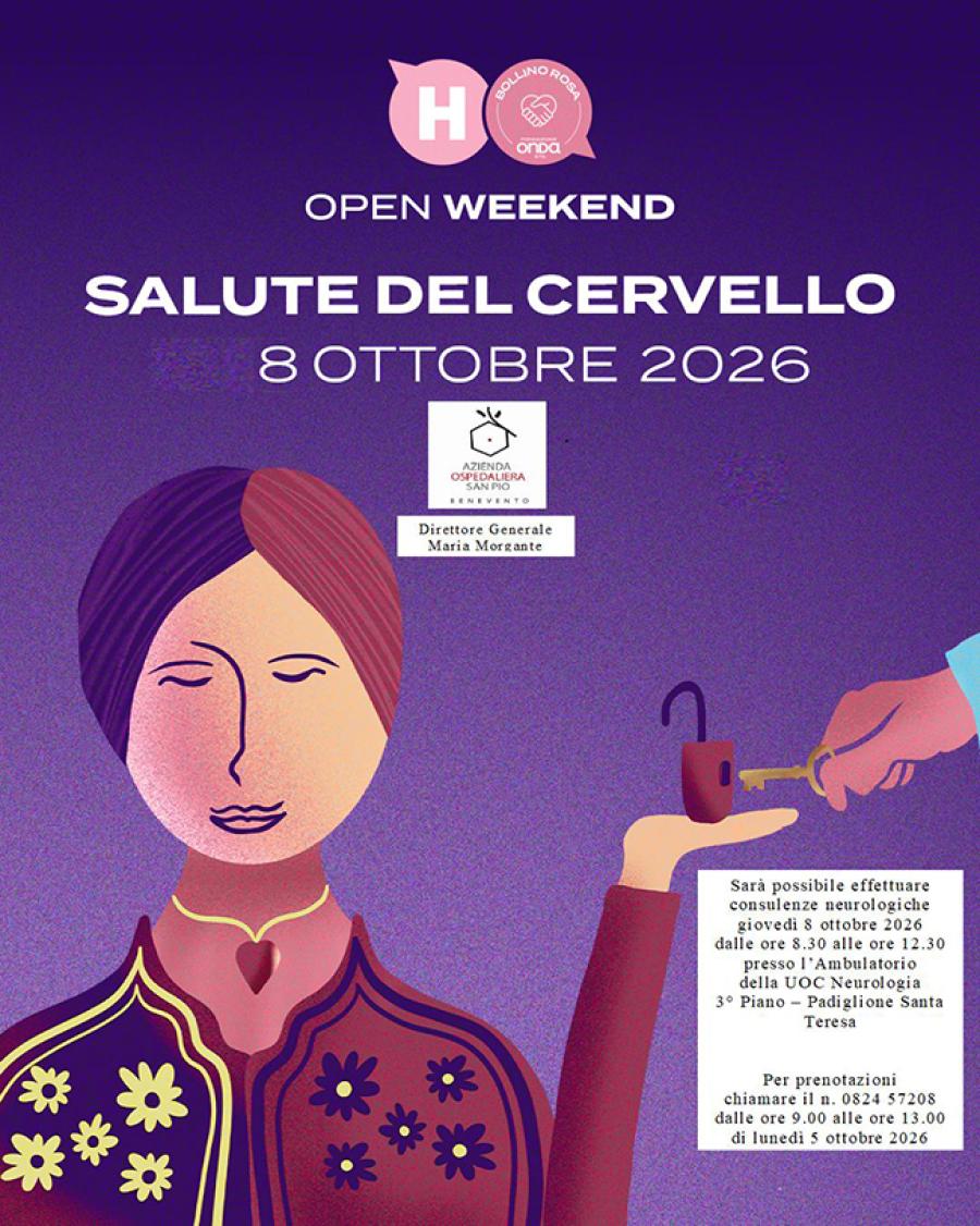 OSPEDALE RUMMO SALUTE CERVELLO LOCANDINA
