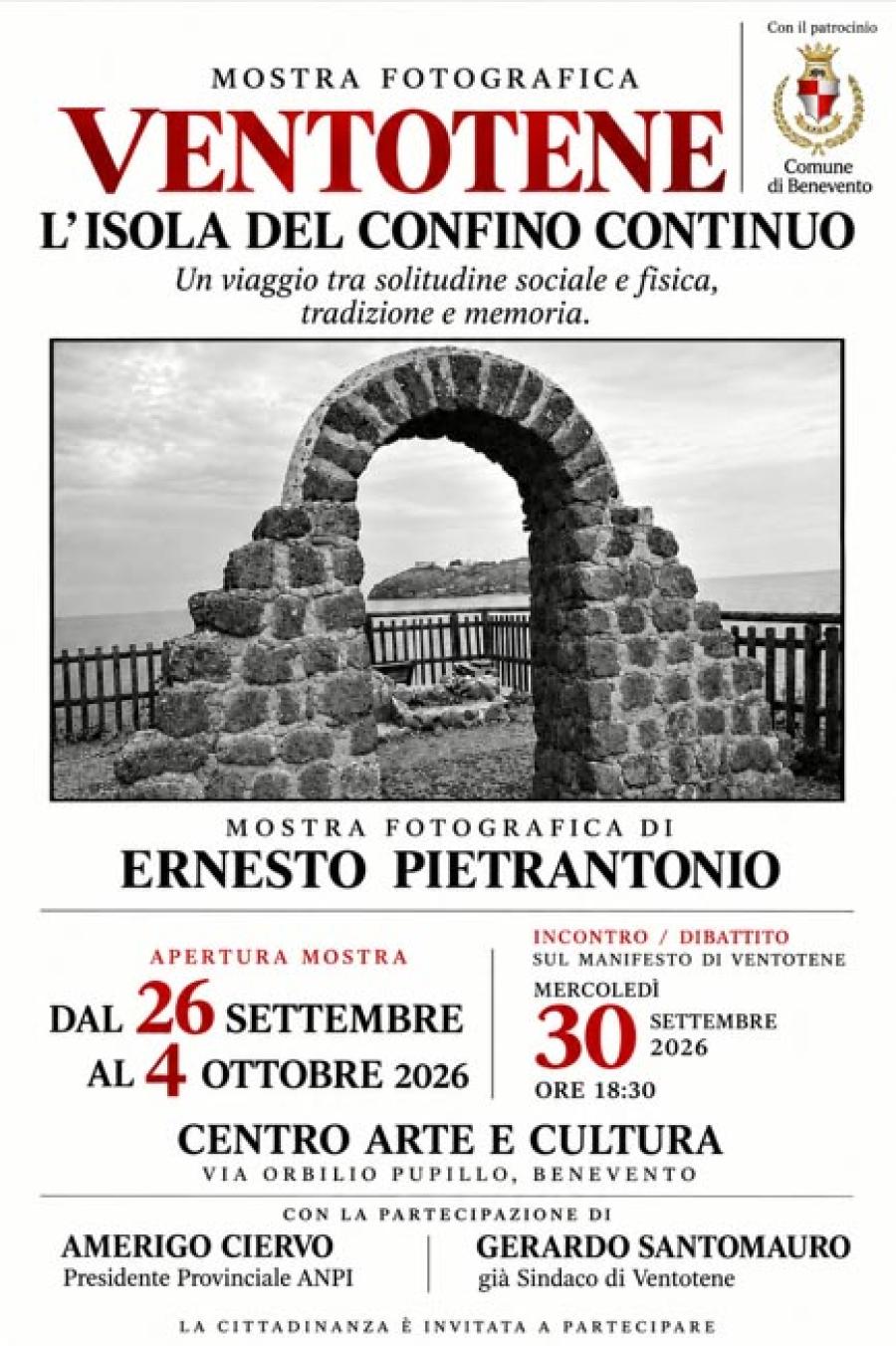 PIETRANTONIO VENTOTENE MOSTRA