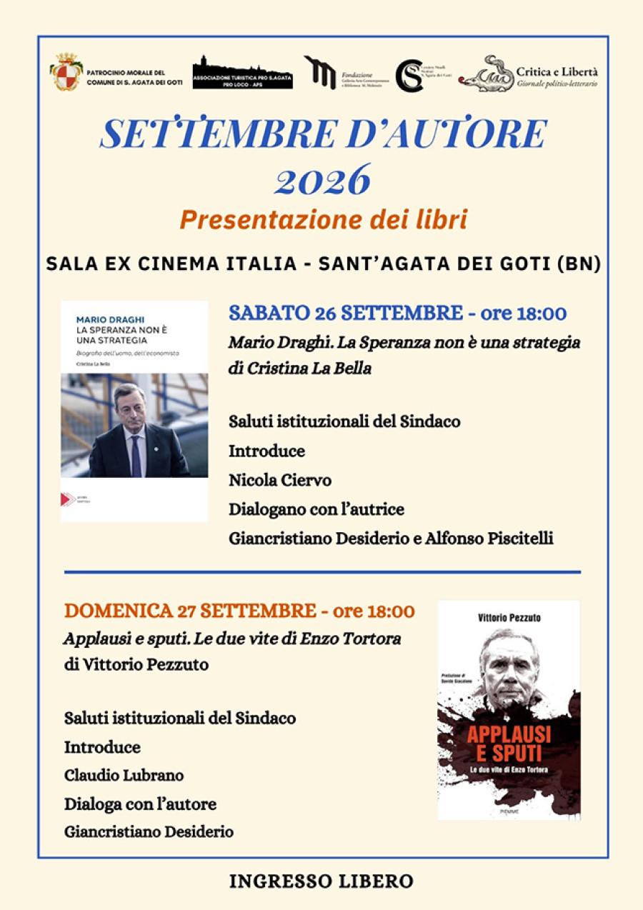 SETTEMBRE AUTORE SANTAGATA LOCANDINA
