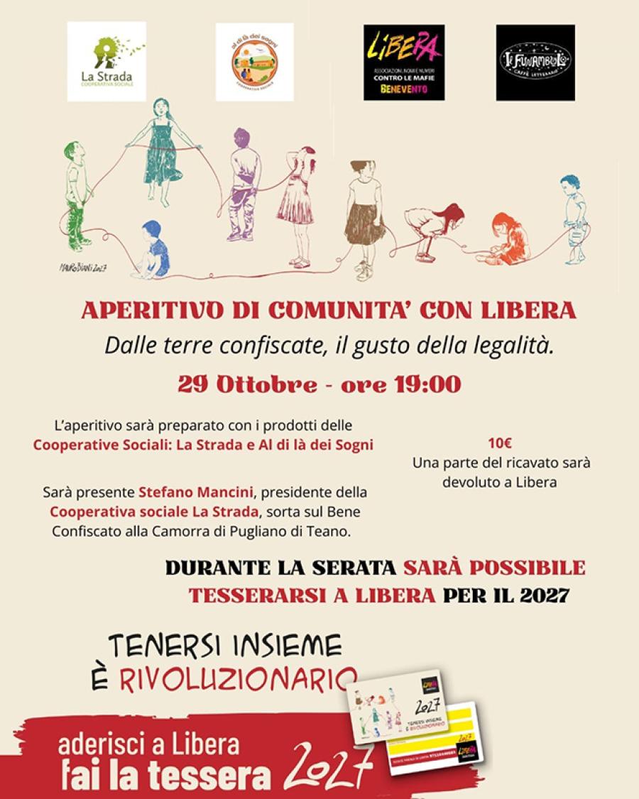 LIBERA APERTIVO COMUNITA LOCANDINA