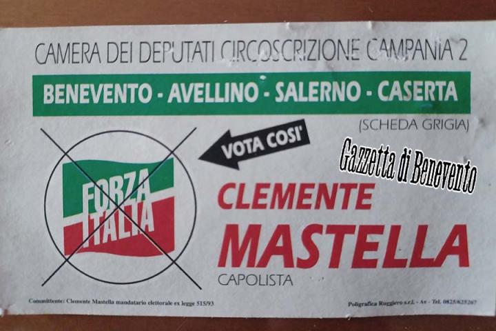 MASTELLA CANDIDATO POLITICHE 1994