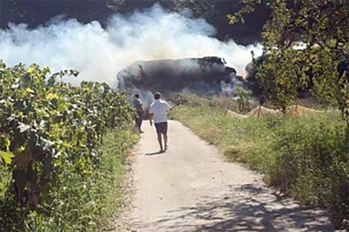 INCENDIO CAMION PAGLIA TELESINA 3