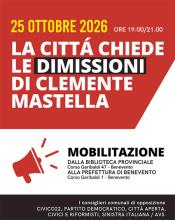 LA CITTA CHIEDE LE DIMISSIONI